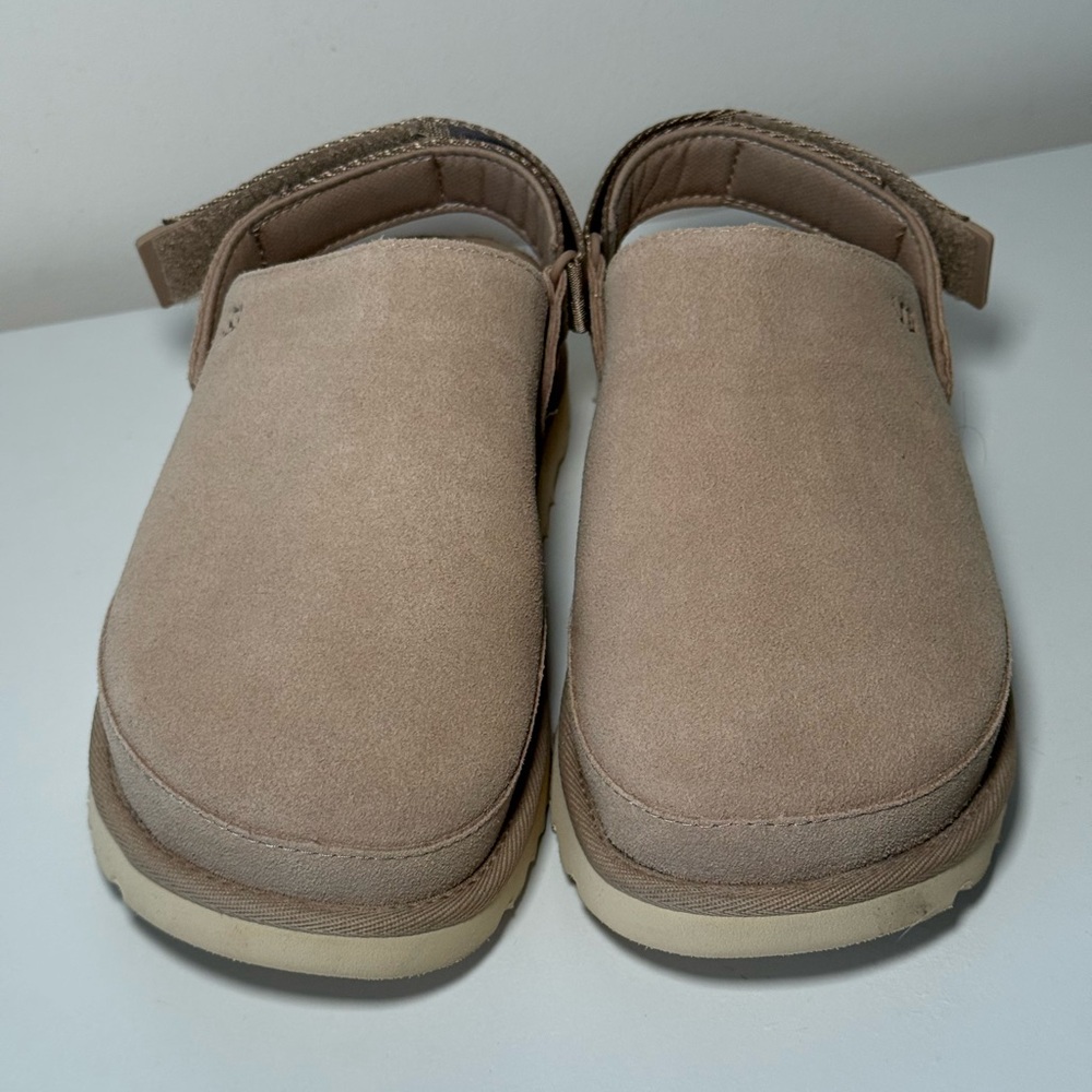 UGG Women’s  Beige Suede Slip-On Loafers - Picture 2 of 5